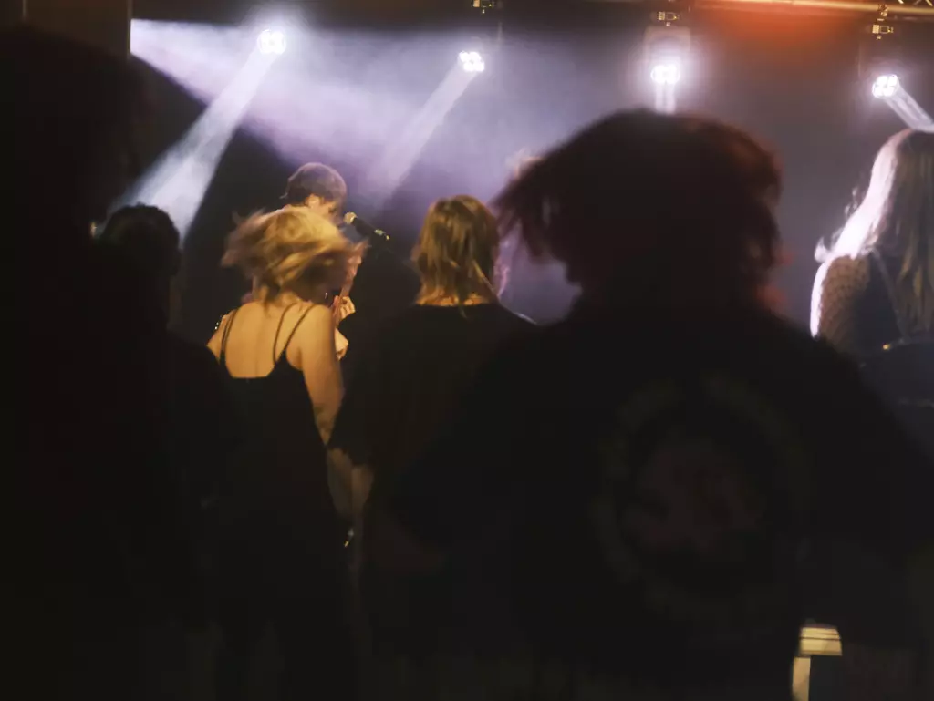 Gute Stimmung bei einem QuadL-Konzert