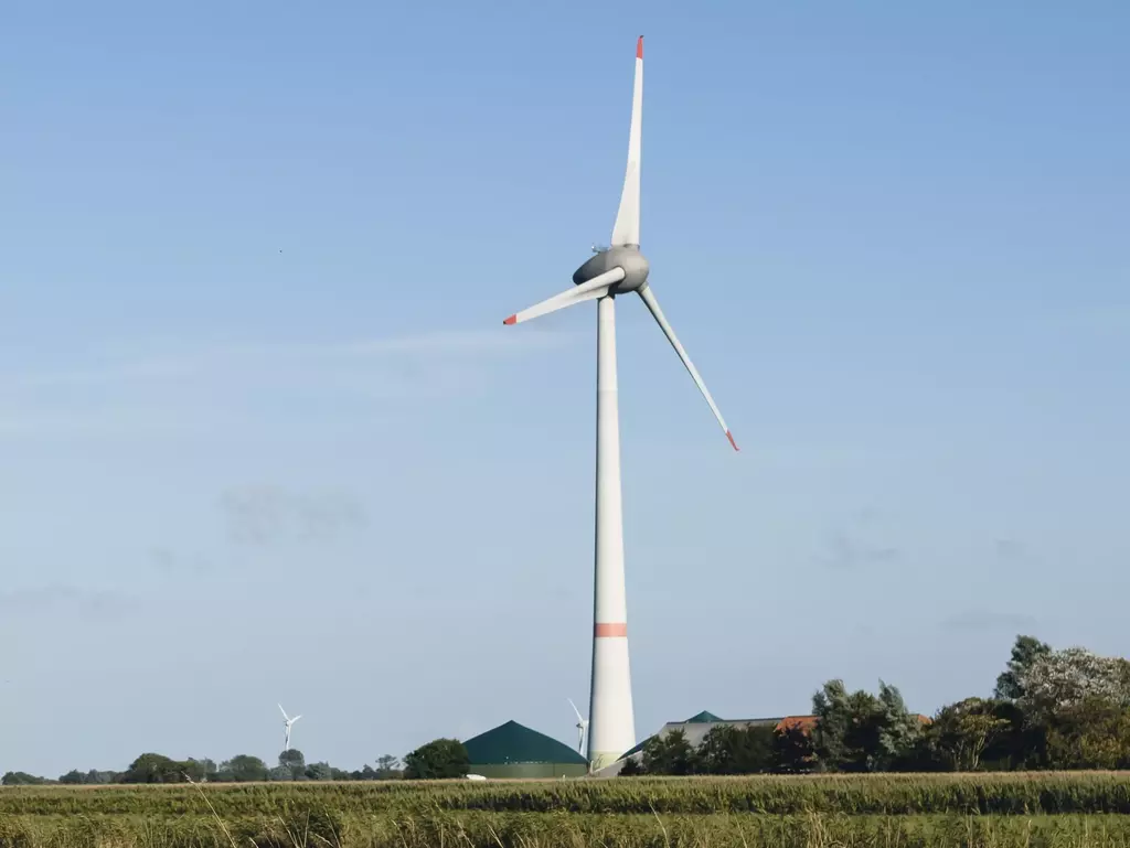 Windräder auf einem Feld