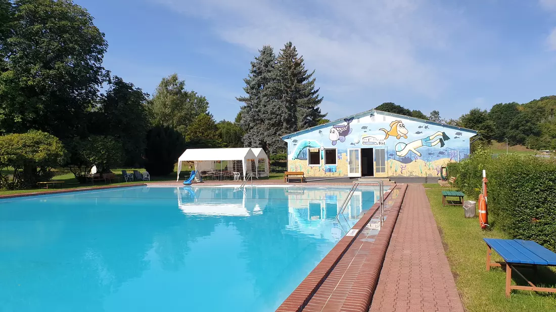 Das Freibad Mewa-Bad in Ostritz
