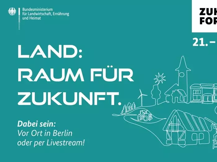 Grafik zum Zukuhftsforum Ländliche Entwicklung 2026