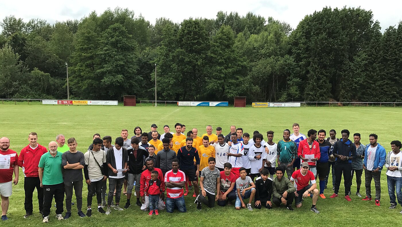 Integratives Fußballturnier des SV Melitia Aufenau
