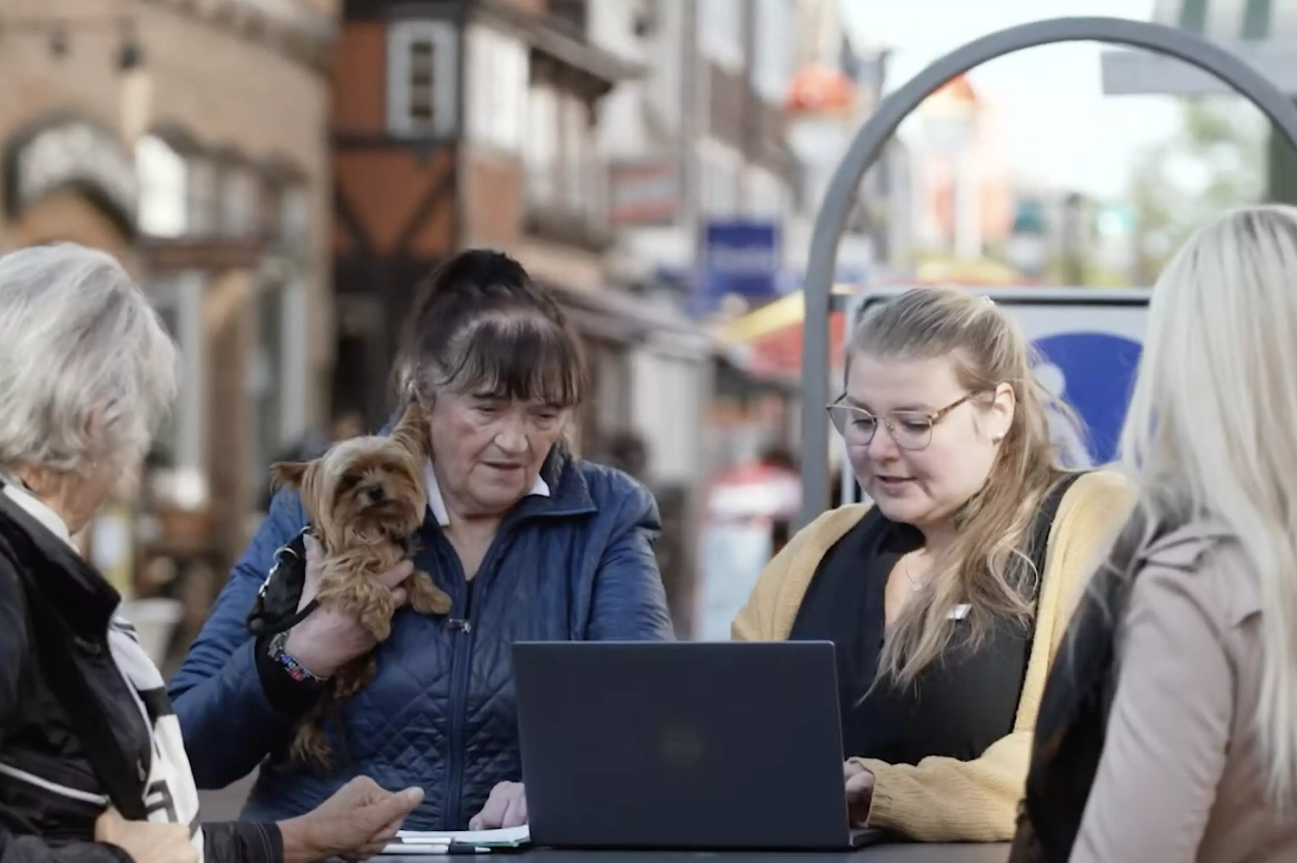 Straßeninterview in Uelzen